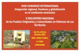 XVIII CONGRESO INTERNACIONAL Integración regional ...