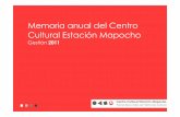 Memoria Anual del Centro Cultural Estación Mapocho ...