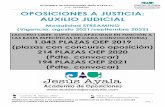 OPOSICIONES A JUSTICIA: AUXILIO JUDICIAL