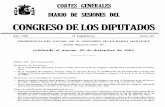 DWO DE SESIONES DEI CONGRESO DE LOS DIPUTADOS