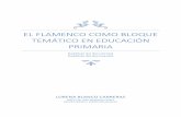 el flamenco como bloque temático en educación primaria