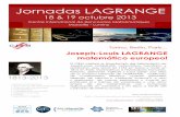 Affiche Lagrange espanol - Claude Bernard University Lyon 1