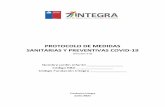 PROTOCOLO DE MEDIDAS SANITARIAS Y PREVENTIVAS COVID-19