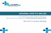 UPSANA, POR TU SALUD - Col·legi Oficial de Psicologia de ...