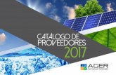 Catálogo de Proveedores 2017 - AGER