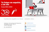 Cursos de español en línea – octubre 2021