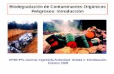 Biodegradación de Contaminantes Orgánicos Peligrosos ...