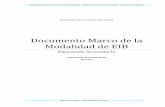 Documento Marco de la Modalidad de EIB