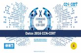 Datos 2016 CCN-CERT