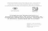 “Certificación Radioeléctrica y Proyecto Ejecutivo de una ...