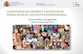 LA IGUALDAD DE GÉNERO Y LAS POLÍTICAS PÚBLICAS EN …