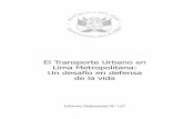 El Transporte Urbano en Lima Metropolitana: Un desafío en ...