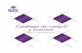 Catálogo de cargos y puestos - iepcgro.mx