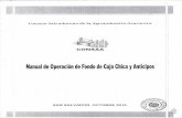 Manual de Operación de Fondo de Caja Chica y AntjQpos