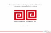 Presentación institucional del proyecto Casa Colombiana ...