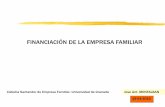 FINANCIACIÓN DE LA EMPRESA FAMILIAR