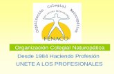 Organización Colegial Naturopática Desde 1984 Haciendo ...