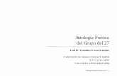 Antología Poética del Grupo del 27 - Aula de Letras