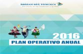PLAN OPERATIVO ANUAL 2016 - Brisas del Titicaca