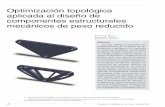 Optimización topológica aplicada al diseño de componentes ...