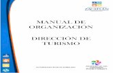 MANUAL DE ORGANIZACIÓN DIRECCIÓN DE TURISMO