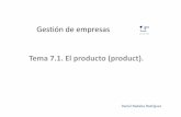 Tema 7.1. El producto (product).