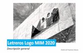 Letreros Logo MIM 2020
