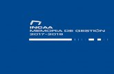 MEMORIA DE GESTIÓN 2017-2019 - INCAA