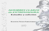 NOMBRES CLAROS DE EXTREMADURA - unex.es