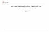 AGR- GRADO EN EDUCACION PRIMARIA CON Y SIN MENCION