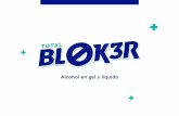 Alcohol en gel y líquido - Total Bloker
