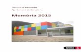 Memòria 2015 - Barcelona
