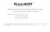 MANUAL DE INSTALACION Y USO - Home - Cardiff