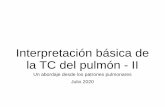 Interpretación básica de la TC del pulmón - II