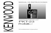 TRANSCEPTOR FM UHF PKT-23 - KENWOOD RADIO