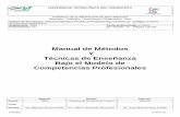 Manual de Métodos Y Técnicas de Enseñanza Bajo el Modelo ...
