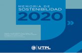 MEMORIA DE SOSTENIBILIDAD 2020