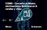 Concierto CCEMX - MUSLAB