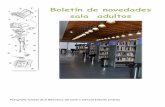 Boletín de novedades sala adultos - Ayuntamiento de Pinto