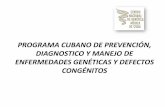 PROGRAMA CUBANO DE PREVENCIÓN, DIAGNOSTICO Y …