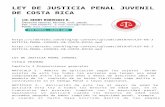LEY DE JUSTICIA PENAL JUVENIL DE COSTA RICA