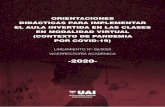 LINEAMIENTO Nº 06/2020 VICERRECTORÍA ACADÉMICA