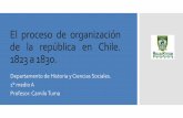 El proceso de organización de la república en Chile. 1823 ...