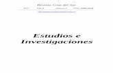 Estudios e Investigaciones - Revista Cruz del Sur