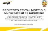 PROYECTO PRVC-II MOPT-BID Municipalidad de Curridabat