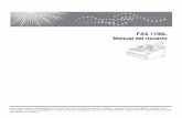 FAX 1190L Manual del usuario - Ricoh