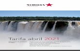 Tarifa abril 2021 - Cealsa