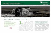 Conflictos socioambientales del agua y COVID-19 L