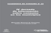 IV Jornada de Información sobre consumo en los municipios
