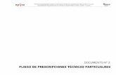 PLIEGO DE PRESCRIPCIONES TÉCNICAS PARTICUALRES